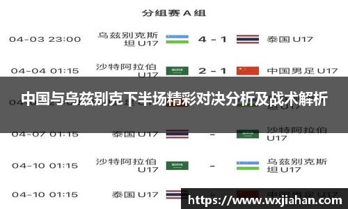 中国与乌兹别克下半场精彩对决分析及战术解析